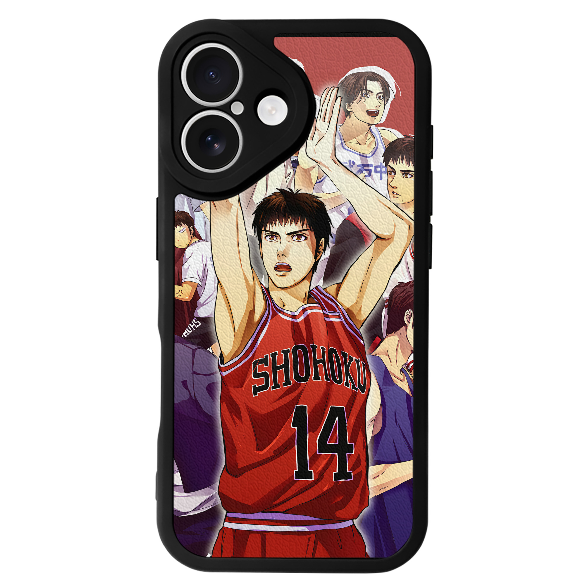 （画像用） SLAM DUNK／スラムダンク 【iPhone 16シリーズ対応】シリコンスマホケース（レザー調） 材質：シリコン